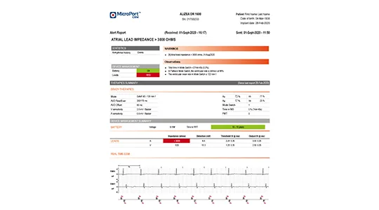 ALIZEA Alizea patient report p1 1
